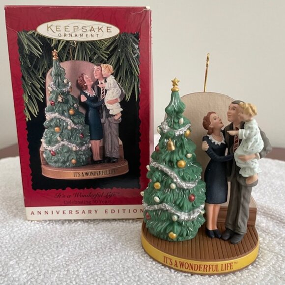 “It’s a Wonderful Life” 50th Anniversary Edition Ornament from Hallmark - Picture 1 of 6